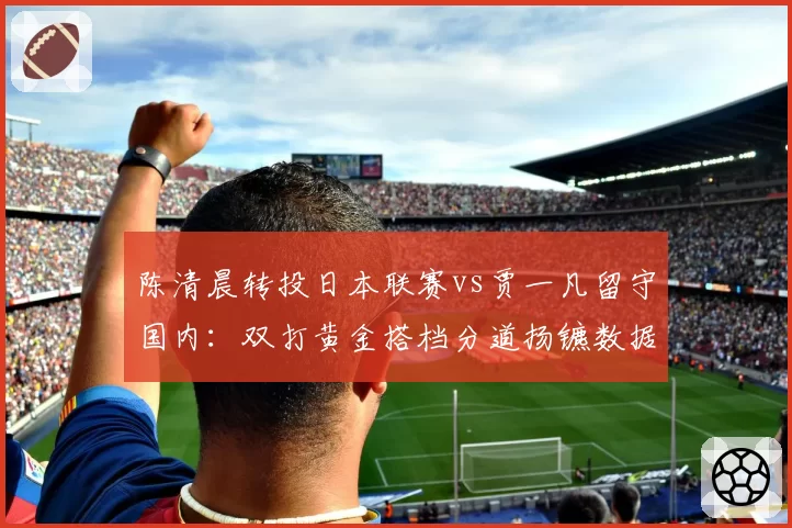 陈清晨转投日本联赛vs贾一凡留守国内：双打黄金搭档分道扬镳数据解析